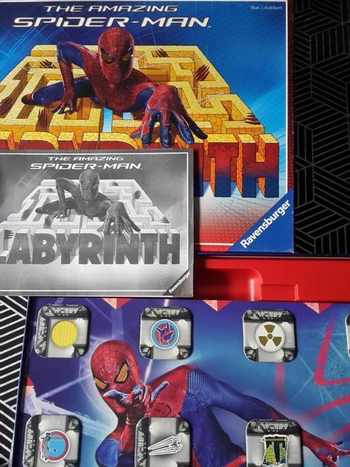 Spider-Man Labyrinth, 2-4 spelers, 7+, a.n., + 1 gratis demo, Hobby en Vrije tijd, Gezelschapsspellen | Bordspellen, Zo goed als nieuw