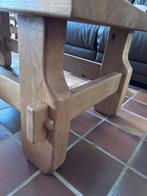 Massief eiken salontafel, Huis en Inrichting, Ophalen, Gebruikt