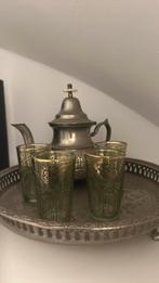 Zilveren (Marokkaans?) Theeset, Ophalen, Zilver