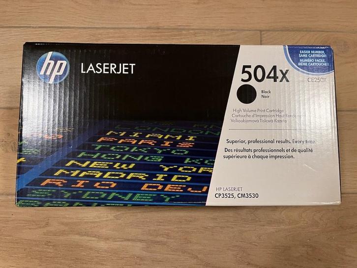 HP 504 LaserJet tonercartridges (set), Computers en Software, Printerbenodigdheden, Nieuw, Toner, Ophalen of Verzenden
