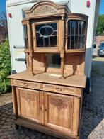 Schitterend antiek massief dressoir. Art Nouveau
