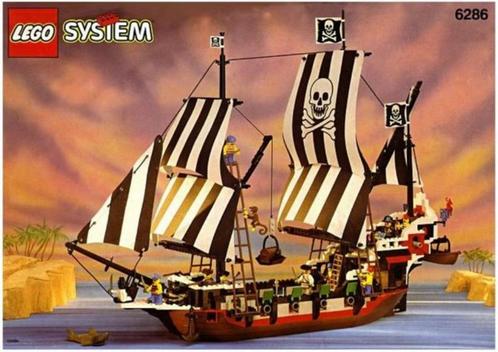 LEGO Piraten Pirates 6286 Skull's Eye Schooner !!! TOP !!!, Enfants & Bébés, Jouets | Duplo & Lego, Comme neuf, Lego, Ensemble complet