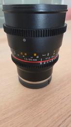 Samyang 85mm, Ophalen of Verzenden, Zo goed als nieuw