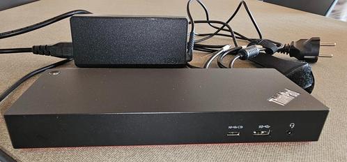 Lenovo Universal Thunderbolt 4 docking station 40B0, Computers en Software, Dockingstations, Gebruikt, Docking station, Laptop