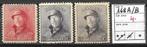BELGIE  N  168A / 168B  + MODEL   X1, Ophalen of Verzenden, 1 plakker, Met plakker, Europa