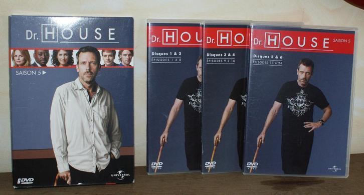 Série TV Dr. HOUSE saison 5 en 6 DVD, CD & DVD, DVD | TV & Séries télévisées, Comme neuf, Drame, Coffret, Tous les âges, Enlèvement ou Envoi