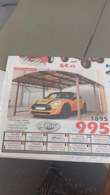 Te koop: 3 carpoorten. beschikbaar voor biedingen