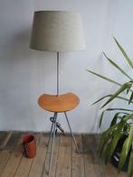 Vintage bijzettafel met lamp jaren 70, Enlèvement ou Envoi