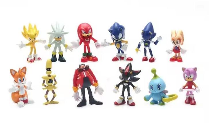 Sonic 12 figuren - Nieuw, Kinderen en Baby's, Speelgoed | Actiefiguren, Nieuw, Verzenden