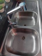 Dubbele spoelbak Franke., Huis en Inrichting, Ophalen, Gebruikt