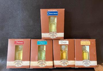5 miniatures EAU DE TOILETTE VETIVER  PATCHOULI VANIGLIA VTG beschikbaar voor biedingen