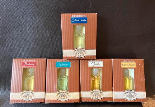 5 miniatures EAU DE TOILETTE VETIVER  PATCHOULI VANIGLIA VTG, Verzamelen, Parfumverzamelingen, Ophalen of Verzenden
