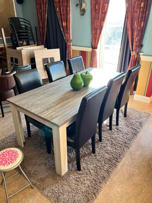 Eetplaats - tv meubel - salontafel, Huis en Inrichting, Complete eetkamers, Gebruikt, Ophalen