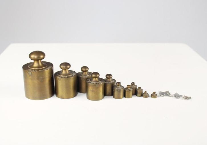 oude koperen gewichten, Antiek en Kunst, Antiek | Gereedschap en Instrumenten, Ophalen of Verzenden
