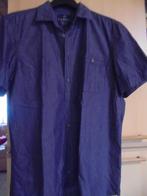 Heren hemd medium, Kleding | Heren, Ophalen of Verzenden, Zo goed als nieuw, Blauw