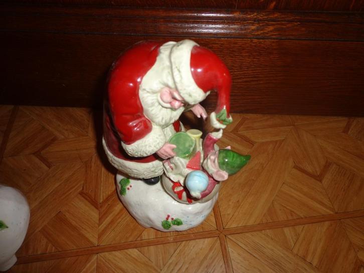 2 porceleinen kerstmuziekdozen Schmid, Antiek en Kunst, Curiosa en Brocante, Ophalen of Verzenden