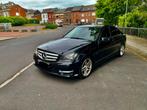 MERCEDES C-klasse 2012 AMG volledig zwart sportpakket, Auto's, Mercedes-Benz, Euro 5, Leder en Stof, 5 deurs, Particulier
