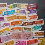 Set van 58 verschillende chocolade-etiketten van Jacques, Verzamelen, Ophalen of Verzenden