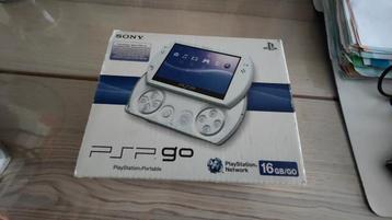 Console PSP Go Pearl White en boîte complète + Jeux inclus  beschikbaar voor biedingen