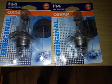 ⭐ 2 originele Osram H4-lampen van 55 W ⭐