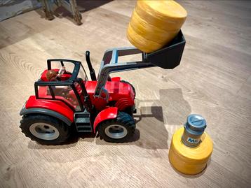 Playmobil: tracteur et fermier+ accessoires 