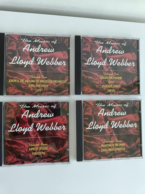 4 CD’s: The Music Of Andrew Lloyd Webber, Cd's en Dvd's, Cd's | Filmmuziek en Soundtracks, Gebruikt, Ophalen of Verzenden