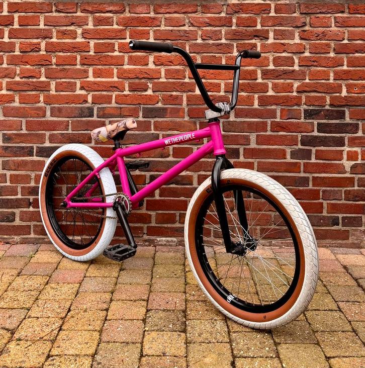WeThePeople custom BMX, Vélos & Vélomoteurs, Vélos | BMX & Freestyle, Comme neuf, 20 à 24 pouces, Chrome, Guidon à 360°, Enlèvement