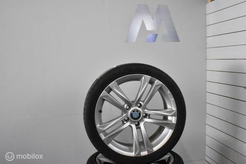 Set 18" LM-velgen + zomerband BMW 3-serie E90 E91 ('05-'12), Autos : Pièces & Accessoires, Pneus & Jantes, Jante(s), Pneus été