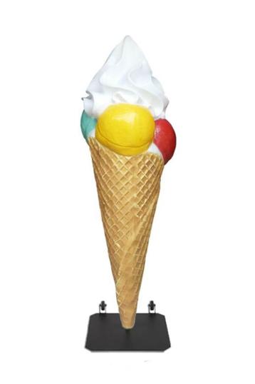 Schepijs verrijdbaar 195 cm - 4 bol ijs polyester ijshoorn beschikbaar voor biedingen