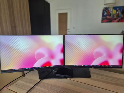 Dual Monitor Setup-Dell P2419H (2)+Dell MDS19 Stand+WD15 Dok, Computers en Software, Monitoren, Zo goed als nieuw, 60 Hz of minder