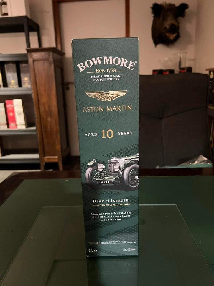 Bowmore aston martin 10, Verzamelen, Wijnen, Zo goed als nieuw, Vol, Ophalen of Verzenden