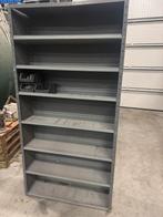 Metalen open kast, Huis en Inrichting, Kasten | Roldeurkasten en Archiefkasten, Ophalen, Zo goed als nieuw