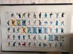 Tintin - poster - jeux de cartes - LOMBART CASTERMAN, Collections, Tintin, Image, Affiche ou Autocollant, Utilisé