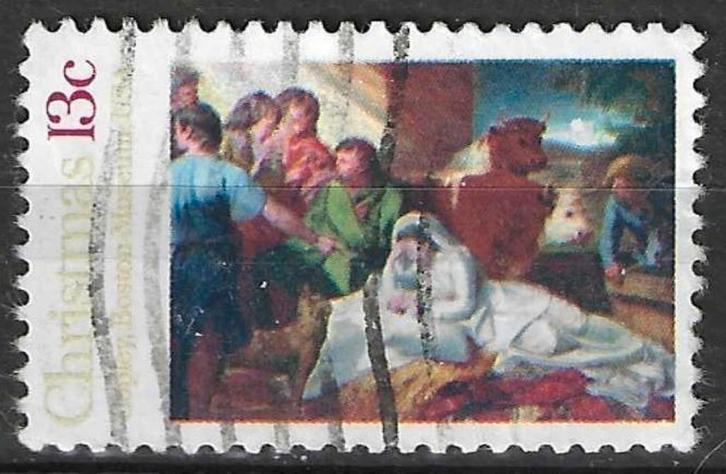 USA 1976 - Yvert 1148 - Kerstzegel (ST), Postzegels en Munten, Postzegels | Amerika, Gestempeld, Verzenden