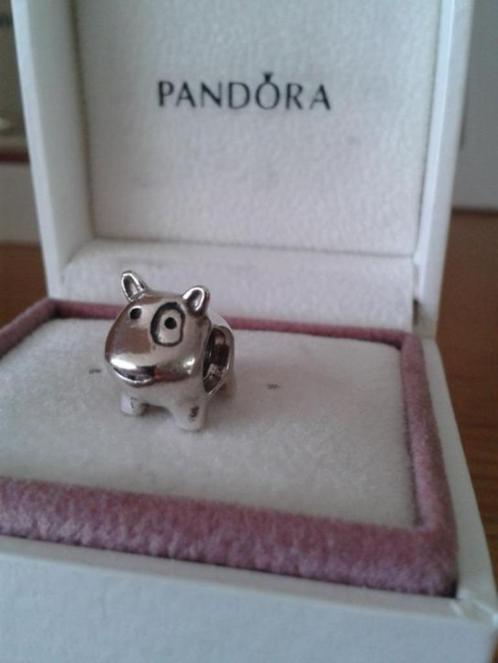 Pandora bedel hondje, Handtassen en Accessoires, Bedels, Pandora, Zilver, 1 bedel, Ophalen of Verzenden