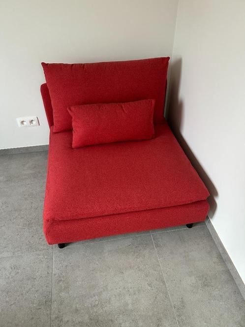 Ikea zetel 1 persoon Soderhamn - Rood - NEW ! Never Used !, Huis en Inrichting, Zetels | Zetels, Nieuw, Rechte bank, Eenpersoons