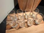 Set van 8 PISA borrelglaasjes van schuin glas, Verzamelen, Ophalen, Nieuw, Borrel- of Shotglas