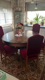 Tafel en 6 stoelen, Huis en Inrichting, Ophalen, Zo goed als nieuw