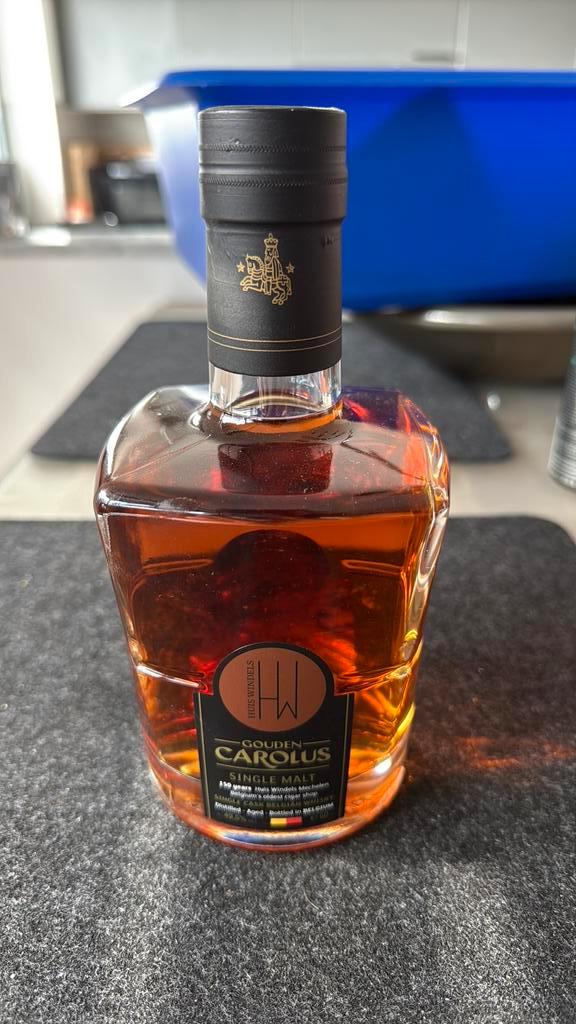 Single malt Windels Gouden Carolus, Verzamelen, Wijnen, Zo goed als nieuw, Ophalen
