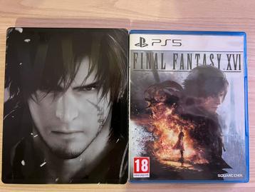 Final Fantasy 16 + steelbook. disponible aux enchères