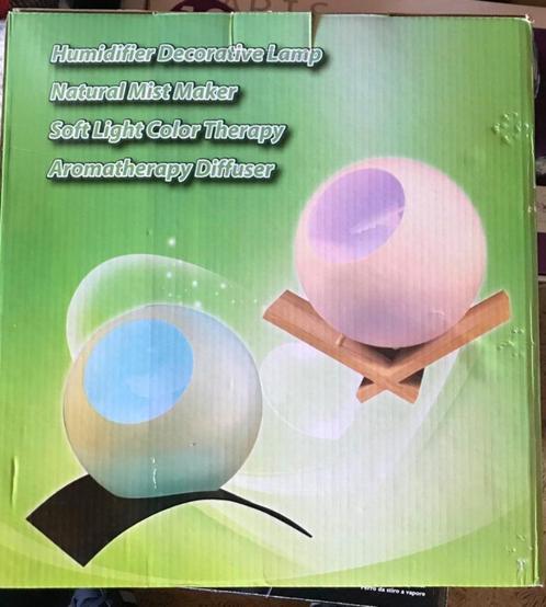 Lampe décorative humidificateur - NEUVE, Huis en Inrichting, Lampen | Overige, Nieuw, Ophalen