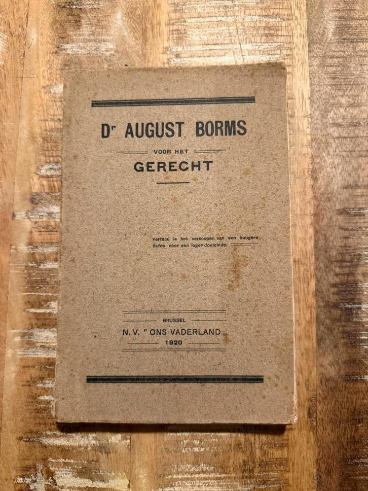 Dr. August Broms voor het gerecht, Livres, Politique & Société, Utilisé, Société, Enlèvement ou Envoi