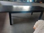 Zwarte IKEA tafel in prima staat 2m x 1m verlengbaar tot 2m9, Huis en Inrichting, Ophalen, Gebruikt