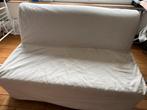 Ikea LYCKSELE MURBO slaapbank, Huis en Inrichting, Ophalen, Wit, Tweepersoons, Zo goed als nieuw