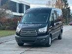 Ford Transit 2.0D 2016 Dubbel Cab 6Zit Euro 6 Navi/Cam/Airco, Auto's, Ford, Euro 6, Bedrijf, Parkeersensor, Transit
