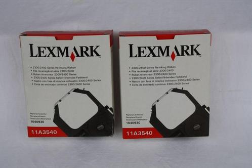 2 x LEXMARK 11A3540 voor Lexmark & IBM serie  2300 - 2400, Informatique & Logiciels, Fournitures d'imprimante, Neuf, Ruban d'imprimante