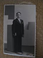 Vintage Plechtige communie portret foto jongen, Foto, Ophalen of Verzenden, Zo goed als nieuw, 1940 tot 1960