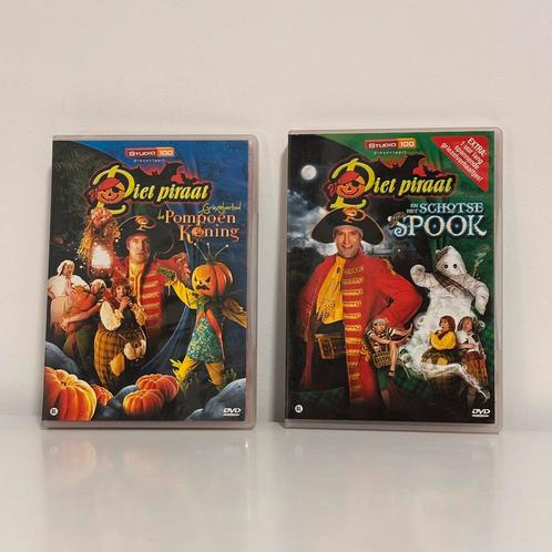 2 DVD’s Piet Piraat Specials Halloween, Cd's en Dvd's, Dvd's | Kinderen en Jeugd, Gebruikt, Tv fictie, Avontuur, Alle leeftijden