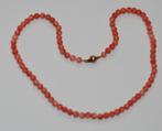Koraal ketting Goud 585 sluiting, Handtassen en Accessoires, Antieke sieraden, Ophalen of Verzenden, Goud, Ketting