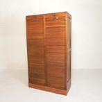 Eiken rolluikkast met 2 luiken, 148 cm hoog, jaren '50, Enlèvement ou Envoi